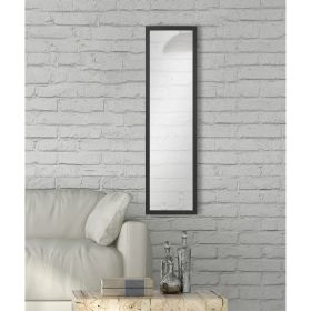 13x49 Rectangular Full-Length Black Mirror