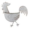 Rustic Rooster Galvanized Wall Planter - Perfect for Indoor or Outdoor Gardens