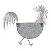 Rustic Rooster Galvanized Wall Planter - Perfect for Indoor or Outdoor Gardens