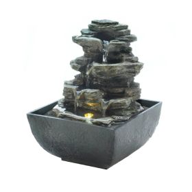 Small Faux Rock Water Fountain