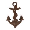 Nautical Anchor Wall Hook Set with Rope - Pack of 2