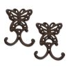 Set of 2 Butterfly Wall Hooks - Stylish and Functional Home Decor