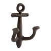 Rustic Anchor Wall Hook for Nautical Decor and Organization