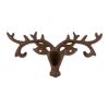 Rustic Buck Wall Hook - Best Quality Deer Antler Coat Hook for Home Decor