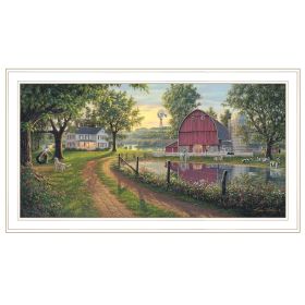 "The Road Home" By Kim Norlien, Ready to Hang Framed Print, White Frame