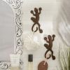 Set of 2 Lizard Wall Hooks for Stylish Organization