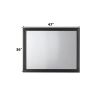 Naima Black Finish Mirror
