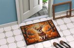 NEW Chihuahua Fall Doormat Front Door Mat Indoor Outdoor Rugs for Entryway, Non Slip Washable Low Pile, 18H X 27W