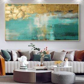 Handmade Oil Painting Large Original Gold Oil Painting on Canvas Abstract Gold Art Painting Bedroom Wall Decor Modern Textured Wall Art Decorativ (style: 01, size: 100x150)