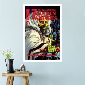 horror line the legend of the 7 golden vampires poster wall art (Type: Poster, size: Portrait 12 x 18 inches)