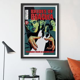 horror line plague of the zombies poster wall art (Type: Poster, size: Portrait 24 x 36 inches)