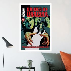 horror line brides of dracula poster wall art (Type: Poster, size: Portrait 24 x 36 inches)